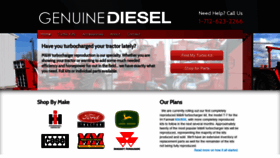 What Genuinediesel.com website looked like in 2022 (1 year ago)