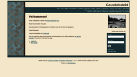 What Gausdalsslekt.net website looked like in 2022 (1 year ago)