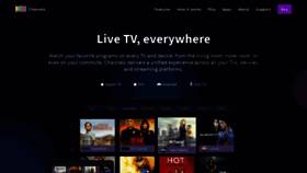What Getchannels.com website looked like in 2022 (2 years ago)