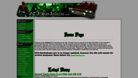 What Gta-sanandreas.com website looked like in 2022 (1 year ago)