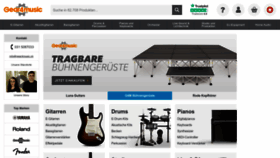 What Gear4music.ch website looked like in 2022 (1 year ago)