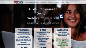 What Goneo.de website looked like in 2022 (1 year ago)