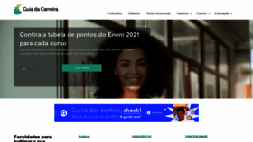 What Guiadacarreira.com.br website looked like in 2022 (1 year ago)