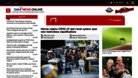 What Gmanews.tv website looked like in 2022 (1 year ago)