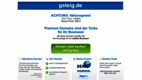 What Gsteig.de website looked like in 2022 (1 year ago)