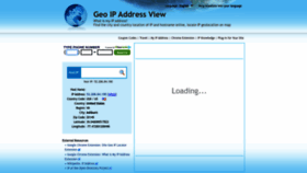 What Geoipview.com website looked like in 2022 (1 year ago)