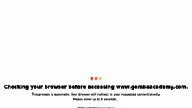 What Gembaacademy.com website looked like in 2022 (1 year ago)
