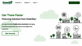 What Greensky.com website looked like in 2022 (1 year ago)