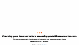 What Globaltimeconverter.com website looked like in 2022 (1 year ago)