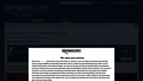What Gearslutz.com website looked like in 2022 (2 years ago)