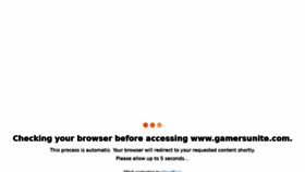 What Gamersunite.com website looked like in 2022 (1 year ago)