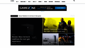 What Gamezone.com website looked like in 2022 (1 year ago)