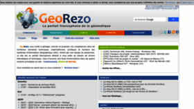 What Georezo.net website looked like in 2022 (1 year ago)