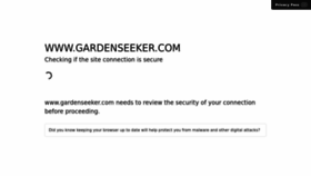 What Gardenseeker.com website looked like in 2022 (1 year ago)