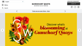 What Gunwharf-quays.com website looked like in 2022 (1 year ago)