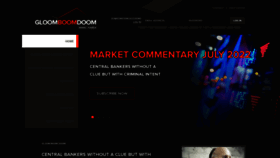 What Gloomboomdoom.com website looked like in 2022 (1 year ago)