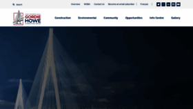 What Gordiehoweinternationalbridge.com website looked like in 2022 (1 year ago)