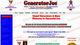 What Generatorjoe.net website looked like in 2022 (1 year ago)