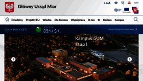 What Gum.gov.pl website looked like in 2022 (1 year ago)