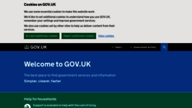 What Gateway.gov.uk website looked like in 2022 (1 year ago)