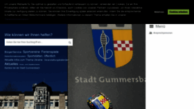 What Gummersbach.de website looked like in 2022 (1 year ago)
