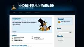 What Grisbi.org website looked like in 2022 (1 year ago)
