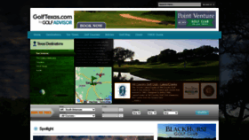 What Golftexas.com website looked like in 2022 (1 year ago)
