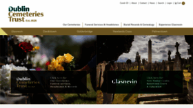 What Glasnevinmuseum.ie website looked like in 2022 (1 year ago)