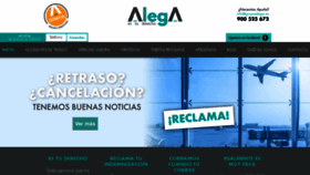 What Grupoalega.es website looked like in 2022 (1 year ago)