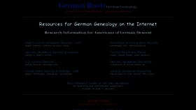 What Germanroots.com website looked like in 2022 (1 year ago)