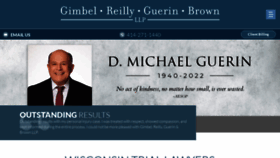 What Grgblaw.com website looked like in 2022 (1 year ago)