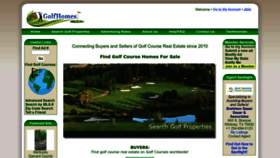 What Golfhomes.com website looked like in 2022 (1 year ago)