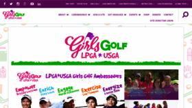 What Girlsgolf.org website looked like in 2022 (1 year ago)