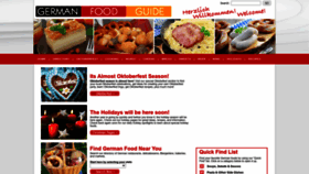 What Germanfoodguide.com website looked like in 2022 (1 year ago)