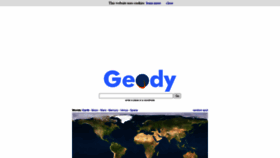 What Geody.com website looked like in 2022 (1 year ago)