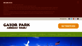 What Gatorpark.com website looked like in 2022 (2 years ago)