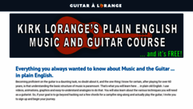 What Guitarforbeginners.com website looked like in 2022 (1 year ago)