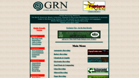What Grn.com website looked like in 2022 (1 year ago)