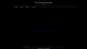 What Greatgatsbygame.com website looked like in 2022 (1 year ago)
