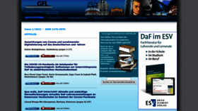 What Gfl-journal.de website looked like in 2022 (1 year ago)