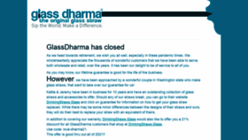 What Glassdharma.com website looked like in 2022 (1 year ago)