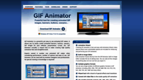 What Gif-animator.com website looked like in 2022 (1 year ago)