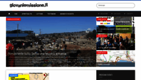 What Giovaniemissione.it website looked like in 2022 (2 years ago)