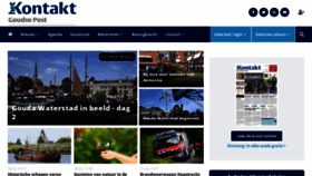 What Goudsepost.nl website looked like in 2022 (1 year ago)