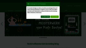 What Gerstenberg-verlag.de website looked like in 2022 (1 year ago)