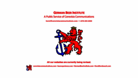 What Germanbeerinstitute.com website looked like in 2022 (1 year ago)