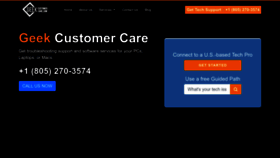 What Geek-customer-care.com website looked like in 2022 (1 year ago)