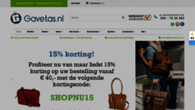What Gavetas.nl website looked like in 2022 (1 year ago)