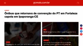 What Gcmais.com.br website looked like in 2022 (1 year ago)