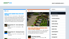 What Gardenersadvice.info website looked like in 2022 (1 year ago)